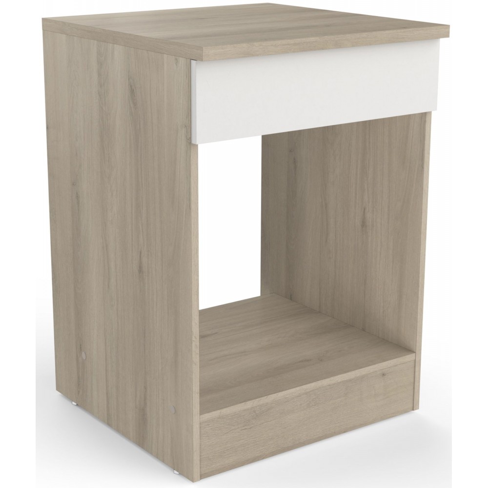 Επιδαπέδιο ντουλάπι φούρνου Poppy 60-Fusiko-Leuko