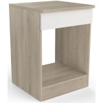 Επιδαπέδιο ντουλάπι φούρνου Poppy 60-Fusiko-Leuko