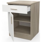 Επιδαπέδιο ντουλάπι Poppy 60-Fusiko-Leuko