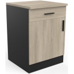 Επιδαπέδιο ντουλάπι Poppy 60-Mauro - Fusiko