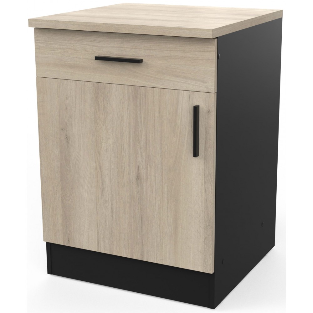 Επιδαπέδιο ντουλάπι Poppy 60-Mauro - Fusiko