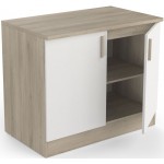 Επιδαπέδιο ντουλάπι Poppy 100-Fusiko-Leuko