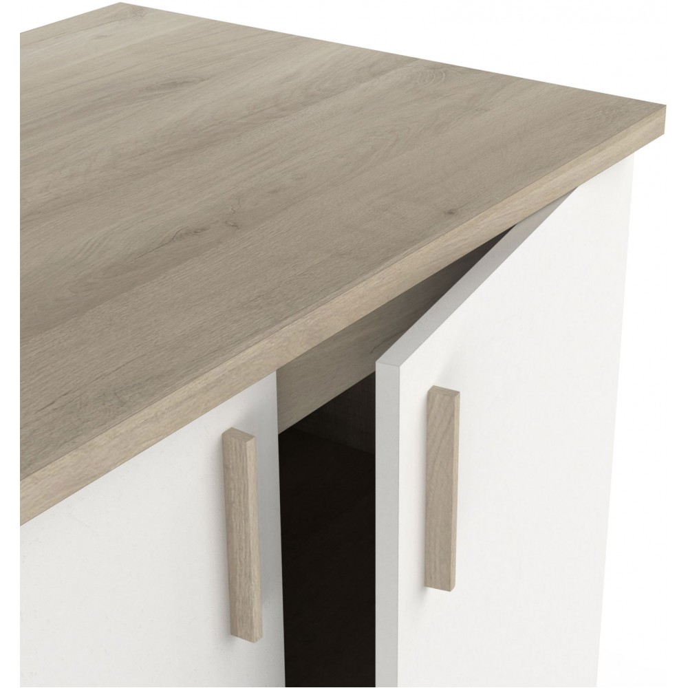 Επιδαπέδιο ντουλάπι Poppy 100-Fusiko-Leuko