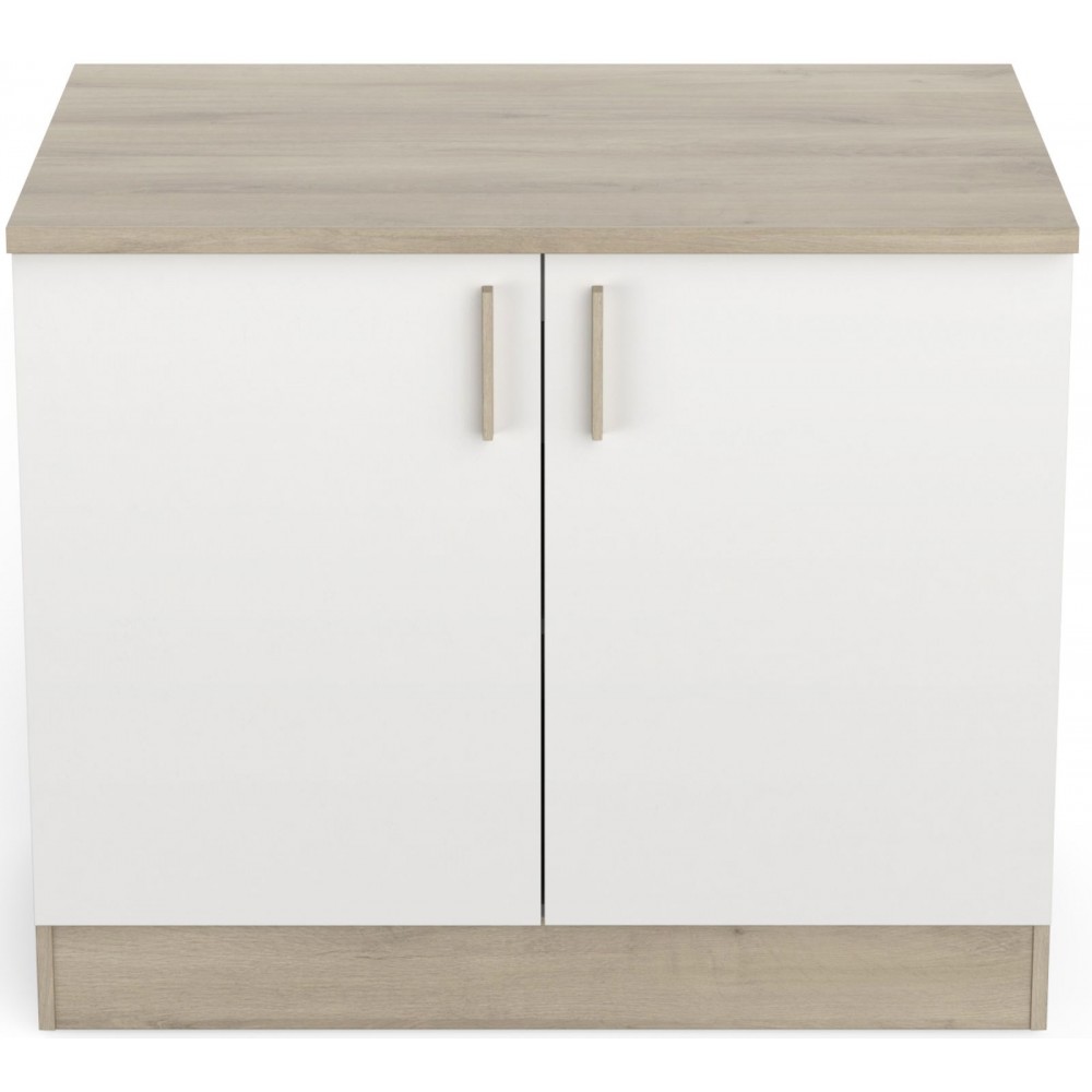 Επιδαπέδιο ντουλάπι Poppy 100-Fusiko-Leuko