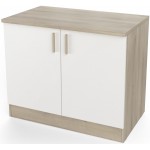 Επιδαπέδιο ντουλάπι Poppy 100-Fusiko-Leuko