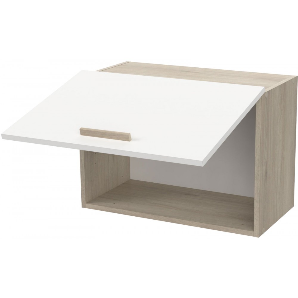 Κρεμαστό οριζόντιο ντουλάπι Poppy 60-Fusiko-Leuko