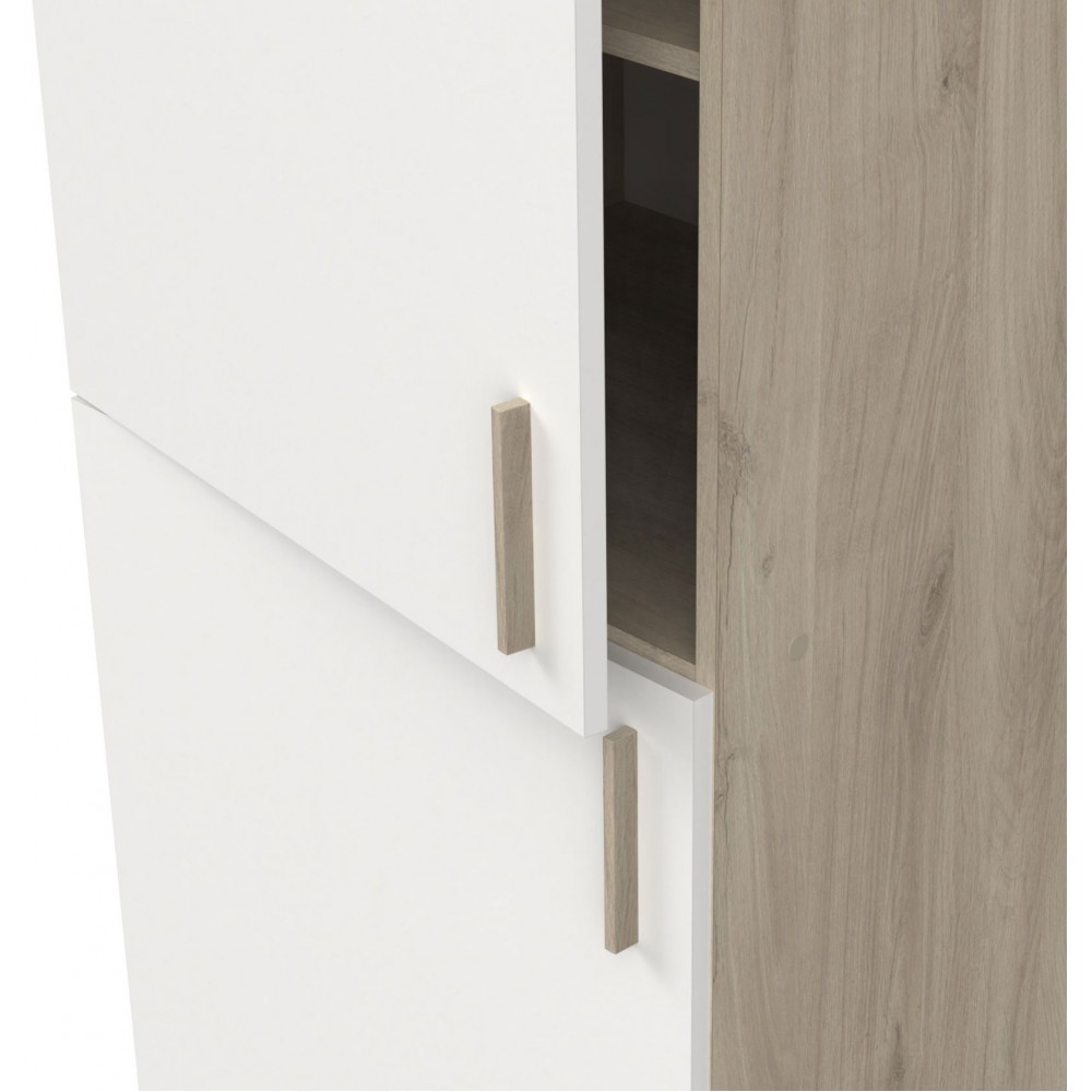 Επιδαπέδιο ντουλάπι ψηλό Poppy 60-Fusiko-Leuko