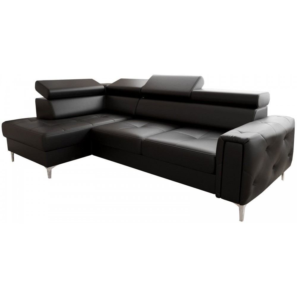 Γωνιακός καναπές Almeria Eco LTHR-Mauro-Αριστερή