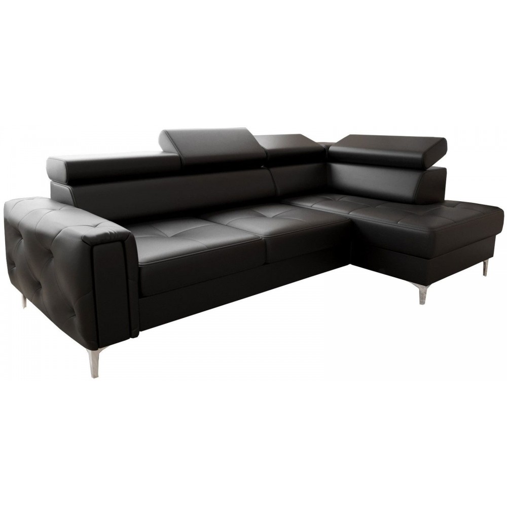 Γωνιακός καναπές Almeria Eco LTHR-Mauro-Δεξιά