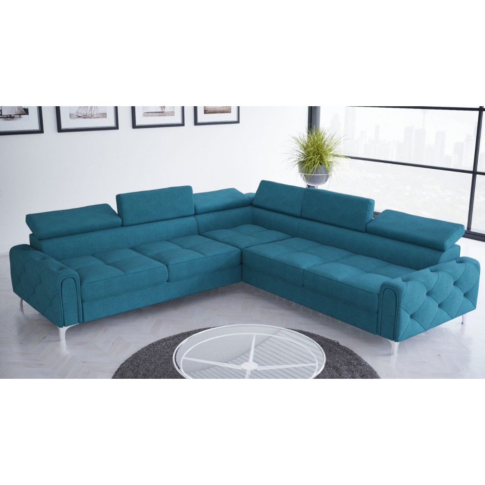 Γωνιακός καναπές Almeria I-Petrol-Αριστερή