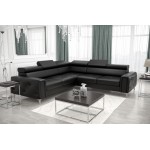 Γωνιακός καναπές Almeria I LTHR -Mauro-Αριστερή