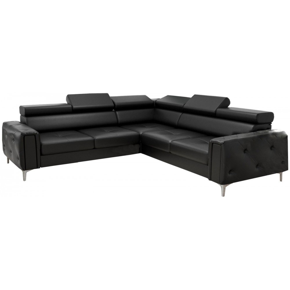 Γωνιακός καναπές Almeria I LTHR -Mauro-Δεξιά