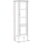 Βιτρίνα Jarvan II-Δεξιά 64.2x44.1x207.5
