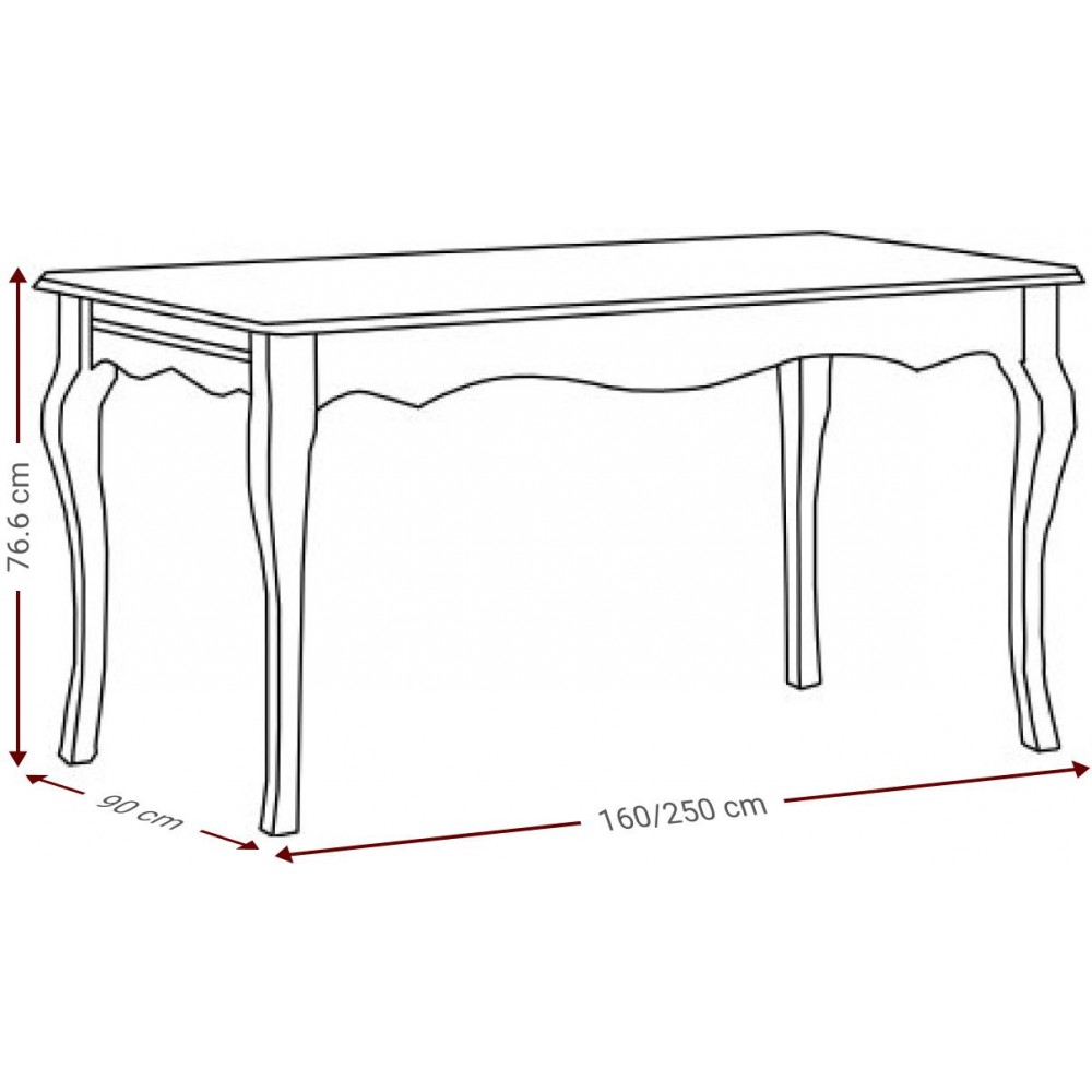 Tραπέζι Jarvan II επεκτεινόμενο