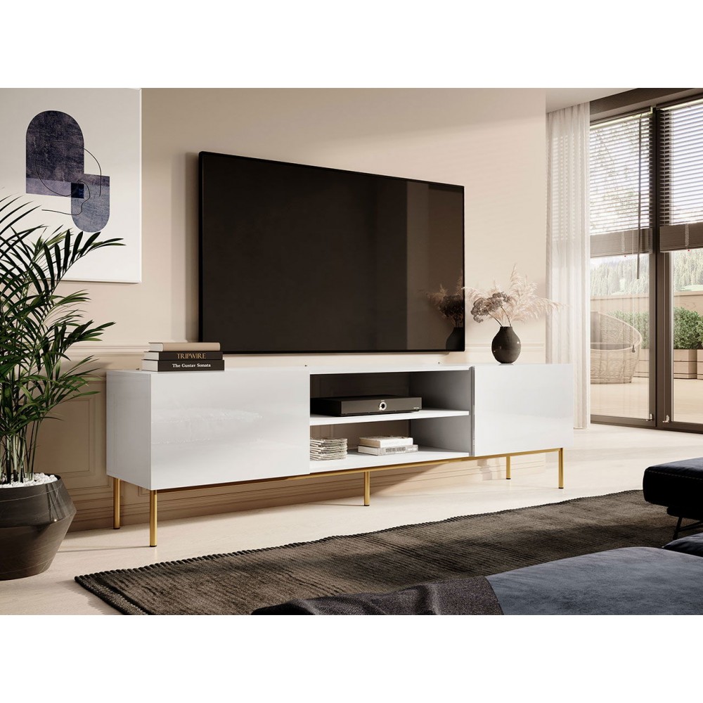 Έπιπλο τηλεόρασης Slide III-Leuko-Xriso