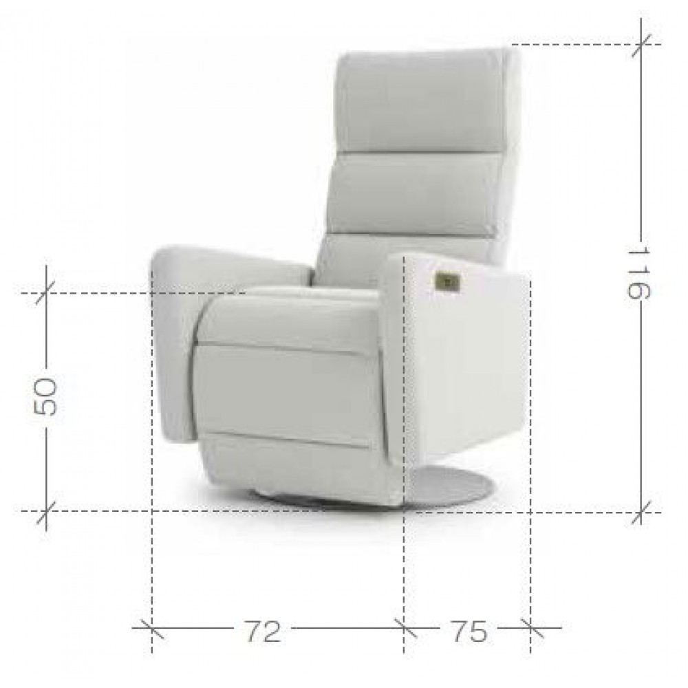 Πολυθρόνα relax Graham-Gkri