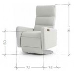 Πολυθρόνα relax Graham-Gkri