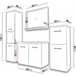 Σετ μπάνιου Malo-Gkri Skouro