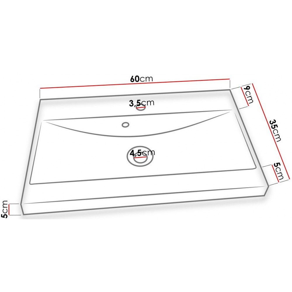 Σετ μπάνιου Malo-Gkri Skouro