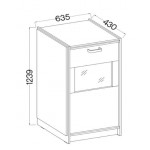 Βιτρίνα Raka χαμηλή