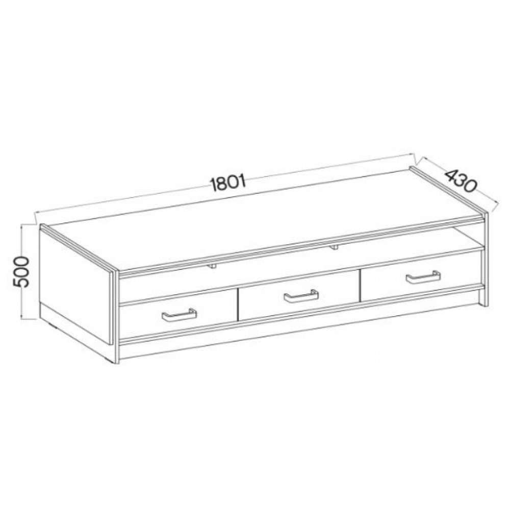 Έπιπλο τηλεόρασης Raka-Μήκος: 180.1 εκ.