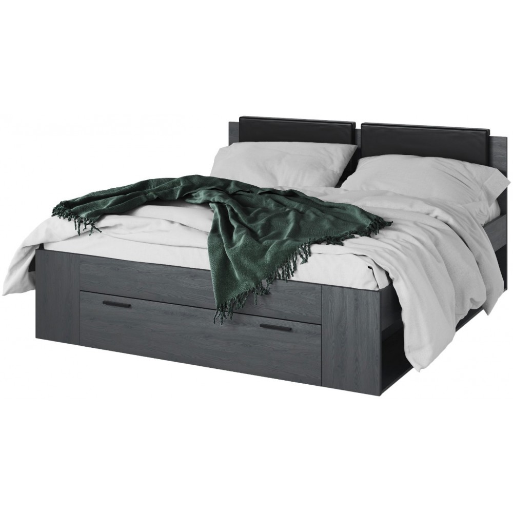 Κρεβάτι Kappa-180 x 200-Carbon