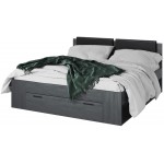 Κρεβάτι Kappa-180 x 200-Carbon