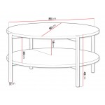 Τραπεζάκι σαλονιού Sigma B II-Mauro-Leuko gualistero