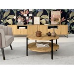 Τραπεζάκι σαλονιού Sigma B-Fusiko-Mavro