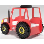 Παιδικό Κρεβάτι Tractor-Kokkino 204x111x145