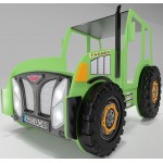 Κρεβάτι παιδικό Tractor-Prasino