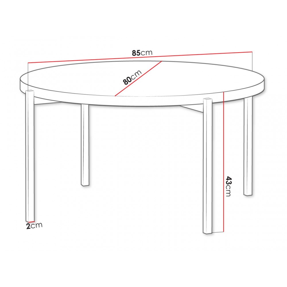 Τραπεζάκι σαλονιού Sigma A II-Mauro-Leuko gualistero