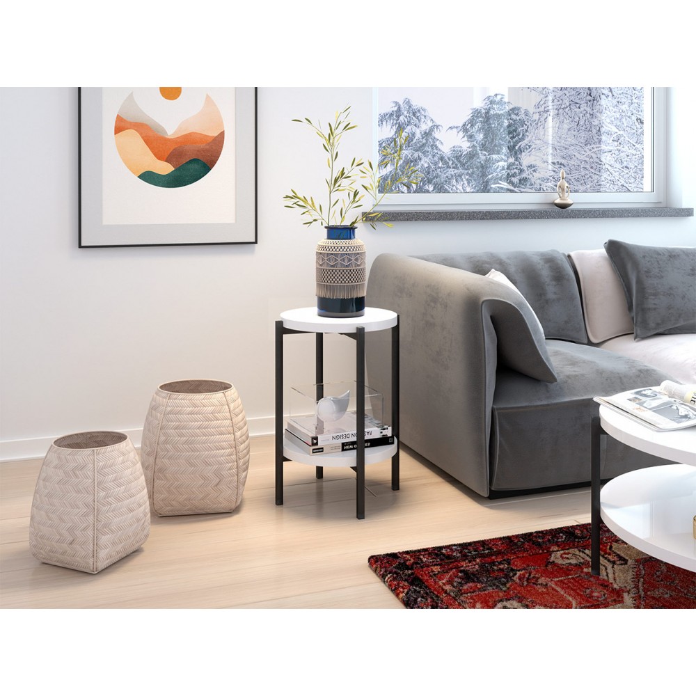 Τραπεζάκι σαλονιού Sigma D II-Mauro-Aspro