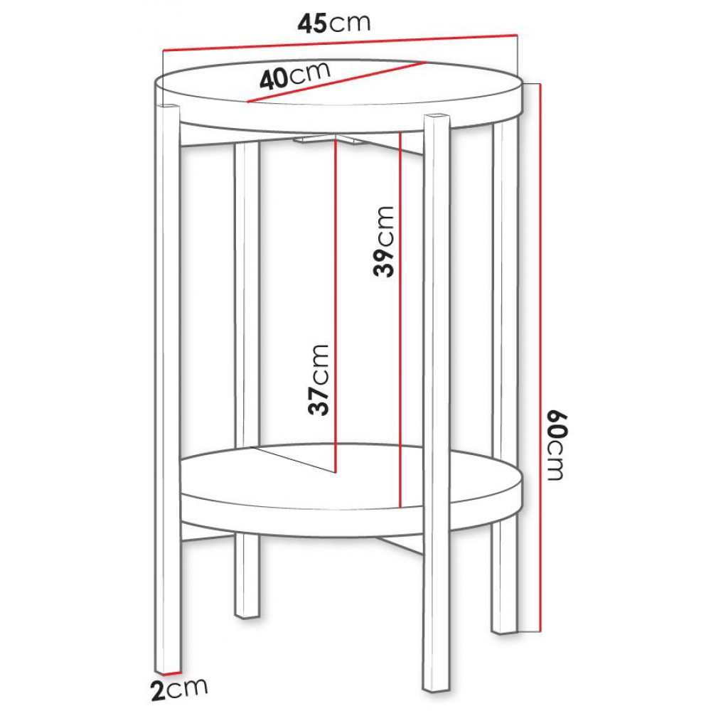 Τραπεζάκι σαλονιού Sigma D -Mauro - Fusiko