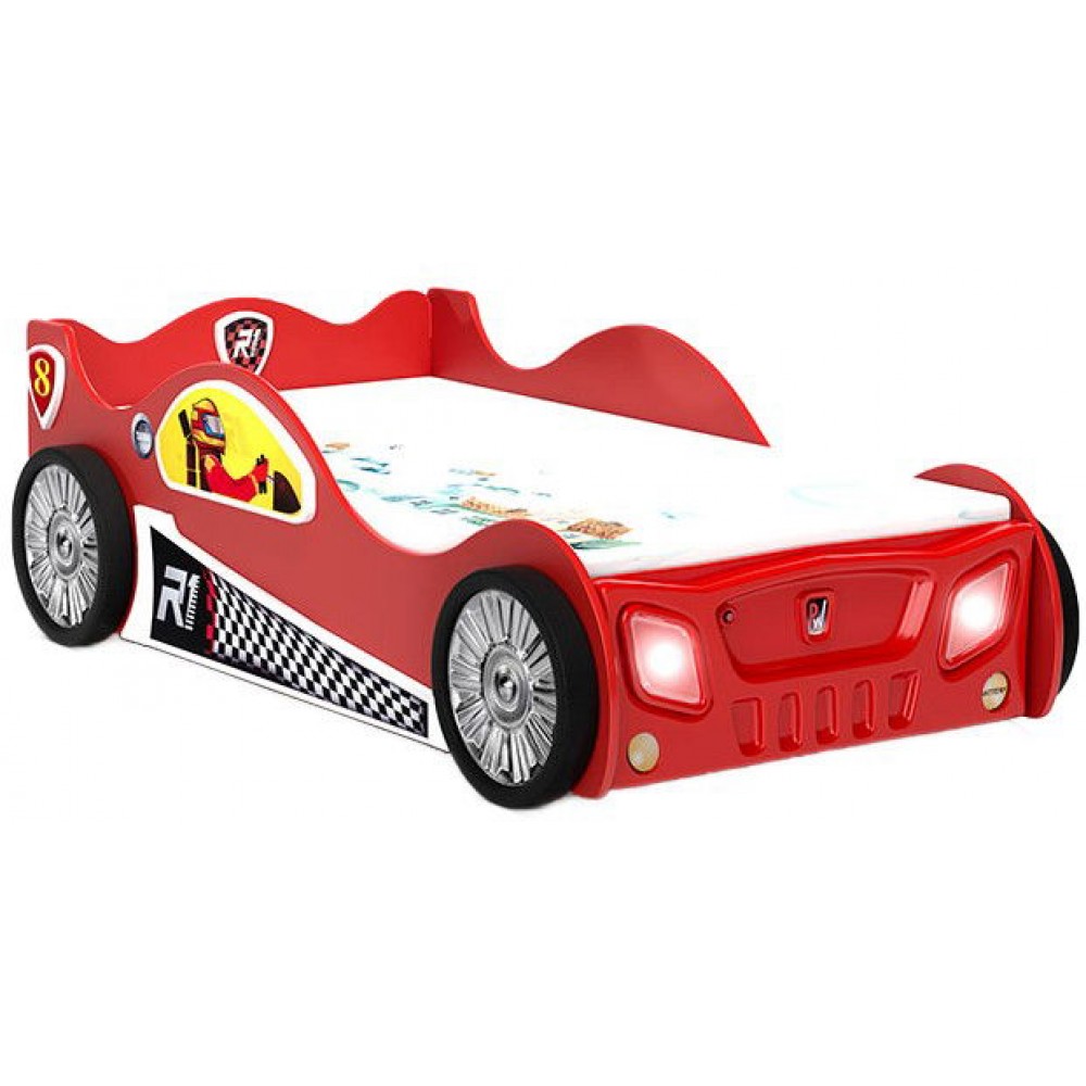 Κρεβάτι παιδικό Monza Mini-Kokkino