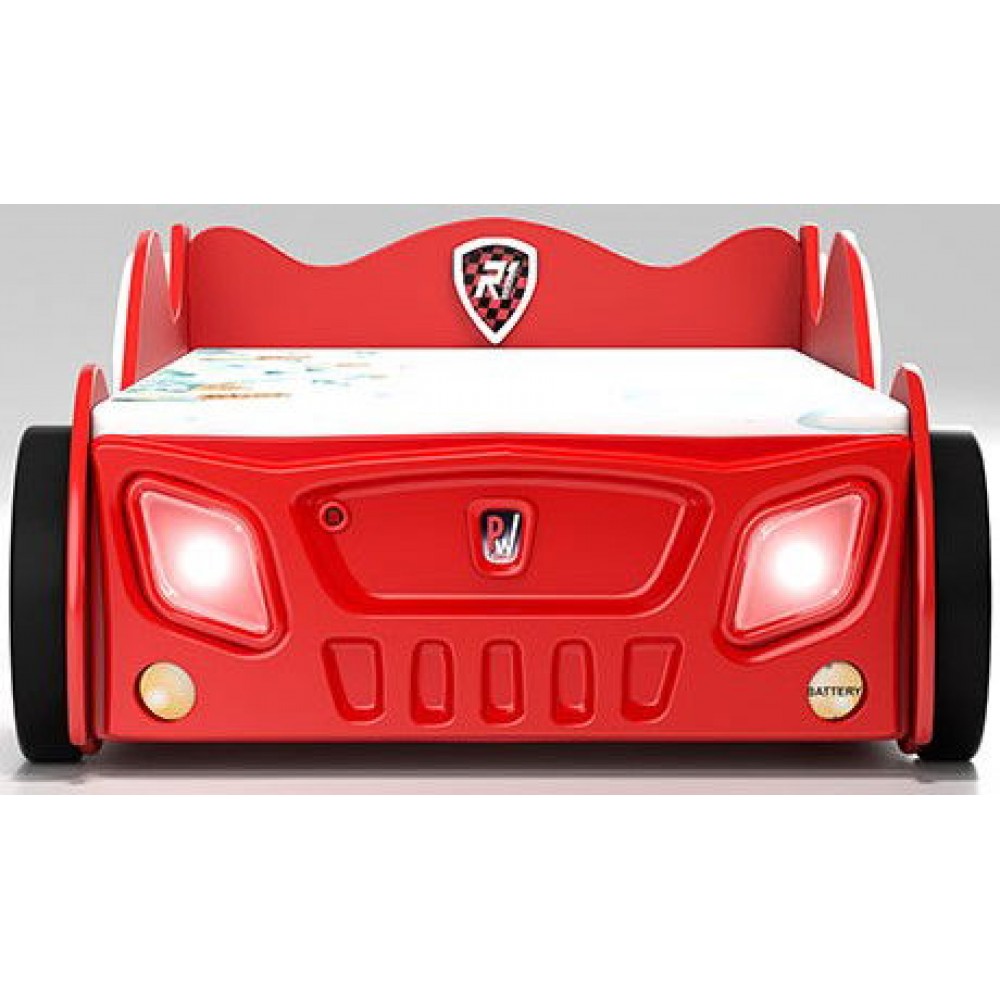 Κρεβάτι παιδικό Monza Mini-Kokkino