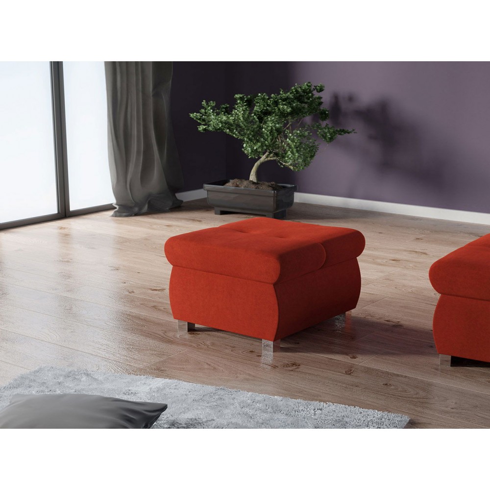 Πουφ Orkan -Kokkino