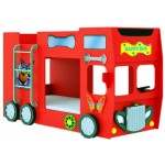 Κρεβάτι παιδικό Happy Bus-Kokkino