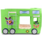 Παιδικό Κρεβάτι Happy Bus-Prasino 207x116x150
