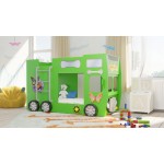 Παιδικό Κρεβάτι Happy Bus-Prasino 207x116x150