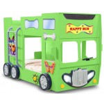 Παιδικό Κρεβάτι Happy Bus-Prasino 207x116x150