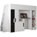 Πολυλειτουργικό κρεβάτι Party XV-Leuko-Mauro