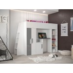 Πολυλειτουργικό κρεβάτι Party XV-Leuko-Gkri