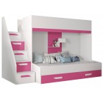 Πολυλειτουργικό κρεβάτι Party XVI-Leuko-Roz