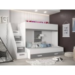 Πολυλειτουργικό κρεβάτι Party XVI-Leuko-Gkri