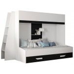 Πολυλειτουργικό κρεβάτι Party XVII-Leuko-Mauro