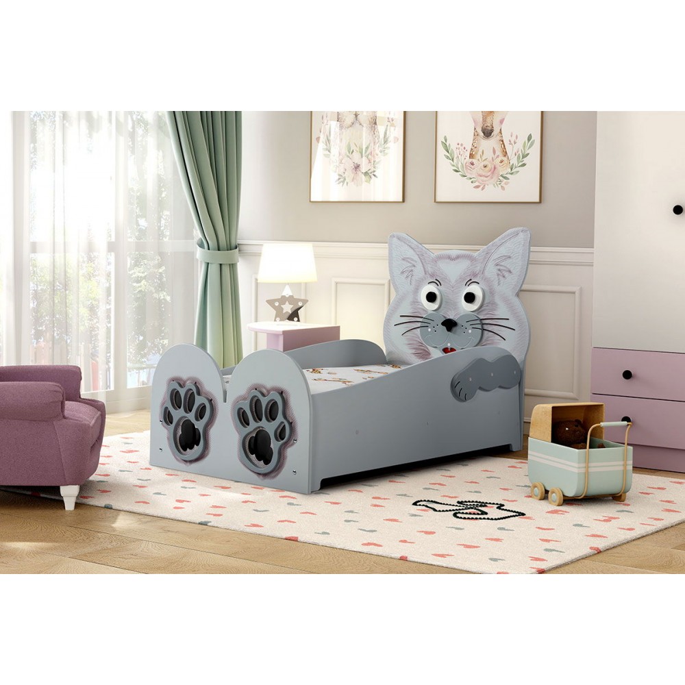 Κρεβάτι παιδικό Cat-90 x 200