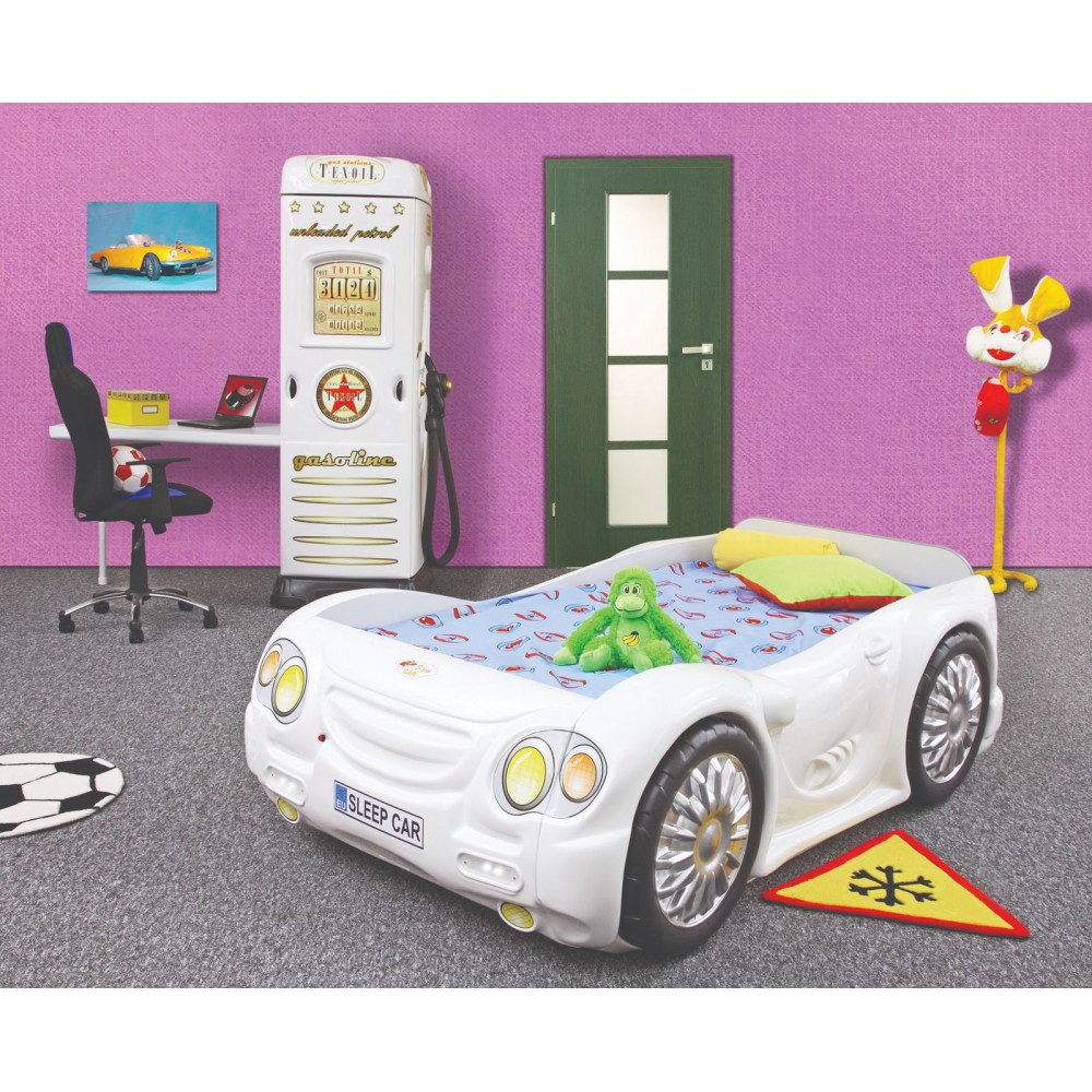 Παιδικό Κρεβάτι Sleep car-Leuko 200x120x60