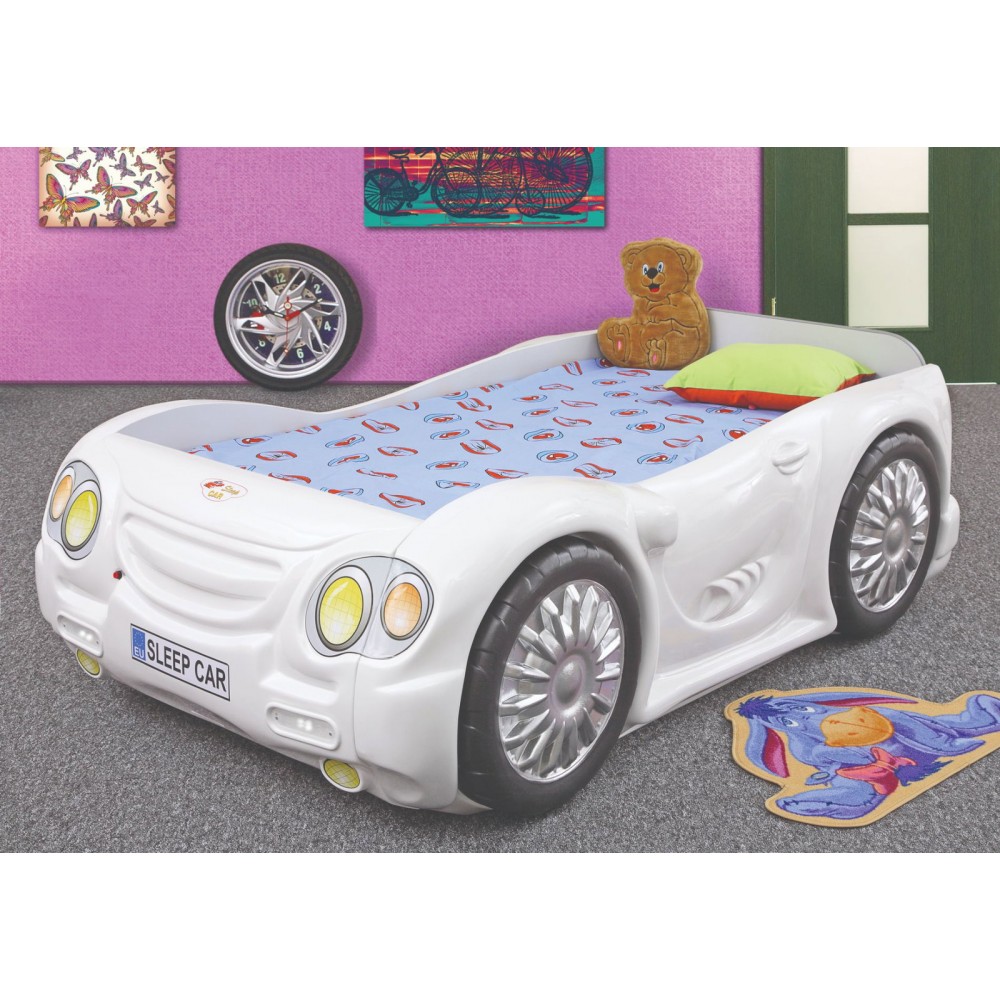 Παιδικό Κρεβάτι Sleep car-Leuko 200x120x60