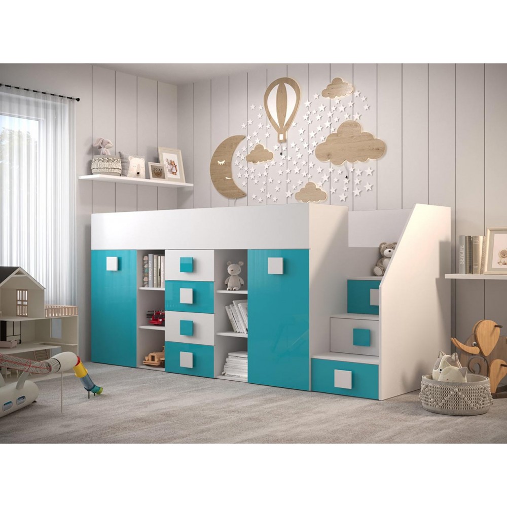 Πολυλειτουργικό κρεβάτι Toledo III-Tirkouaz-Δεξιά